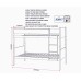 Bruno white bunkbed