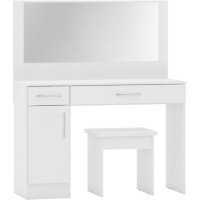 Nevada dressing table set in white