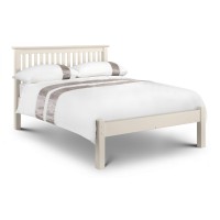 Barcelona White Low Foot End bed