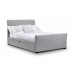 Capri 2 Drawer Fabric Bed in light or dark grey
