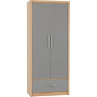 Seville 2 door 1 drawer wardrobe  