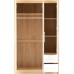 Seville 3 door 2 drawer wardrobe