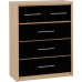 Seville 3+2 chest of drawers - WHITE OUT OF STOCK