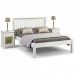 Barcelona White Low Foot End bed