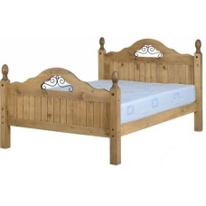 Corona Scroll 4'6 High Foot End bed------ OUT of Stock