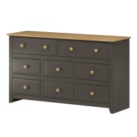 Capri Carbon 6+2 drawer chest