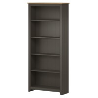 Capri Carbon tall bookcase