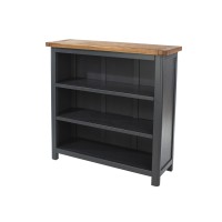 Dunkeld low bookcase in midnight blue