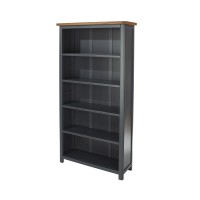 Dunkeld tall bookcase in midnight blue