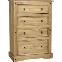 Corona 4 drawer chest of drawers