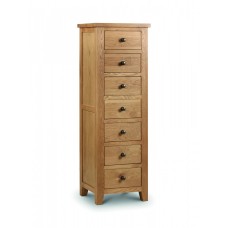 Oak Marlborough 7 drawer chest
