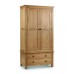 Oak Marlborough 2 door 2 drawer wardrobe