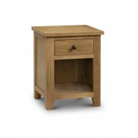 Oak Marlborough 1 drawer bedside